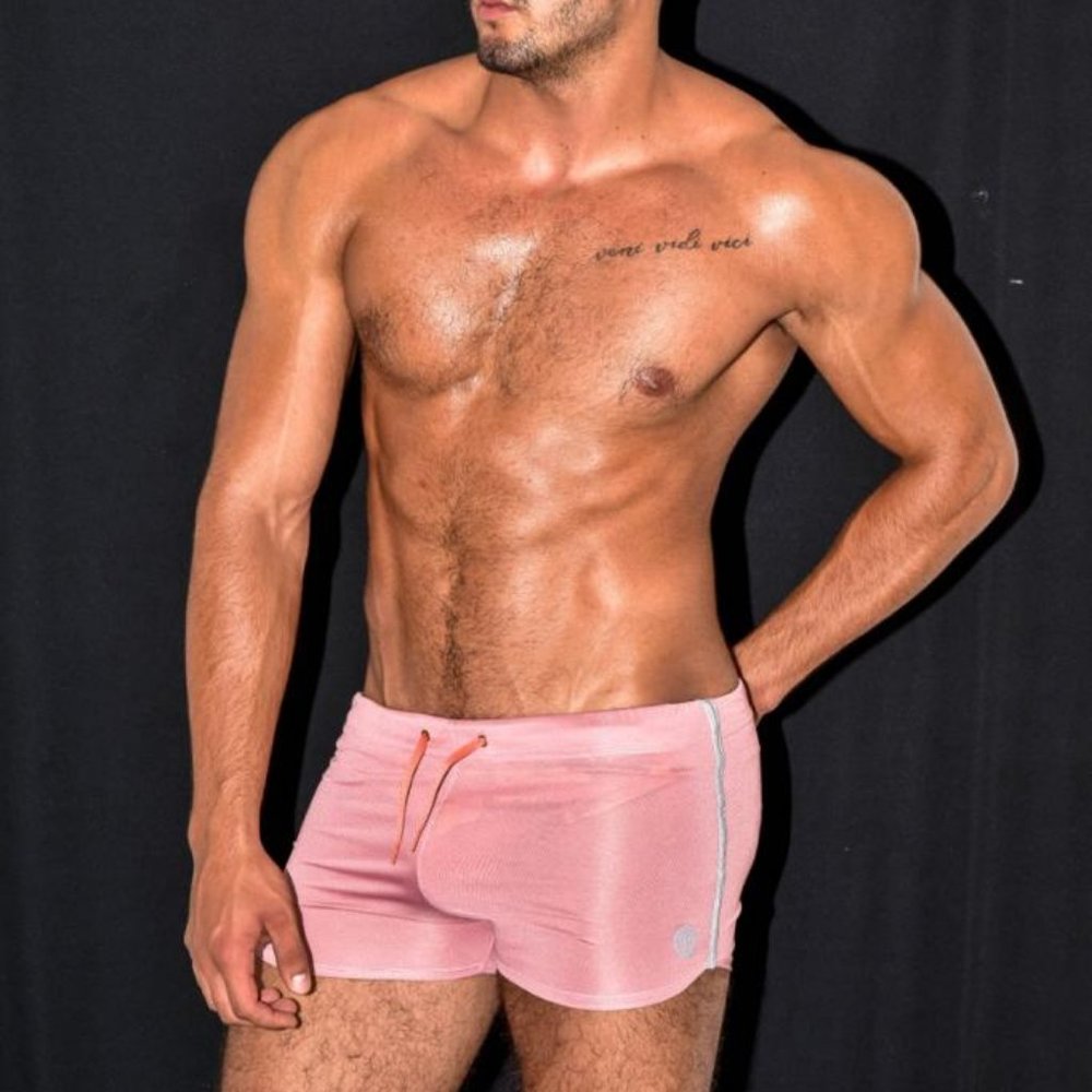 JOGGER SHORTS RASPBERRY - Picture 2 of 3